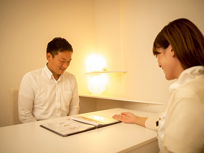 丁寧なカウンセリング